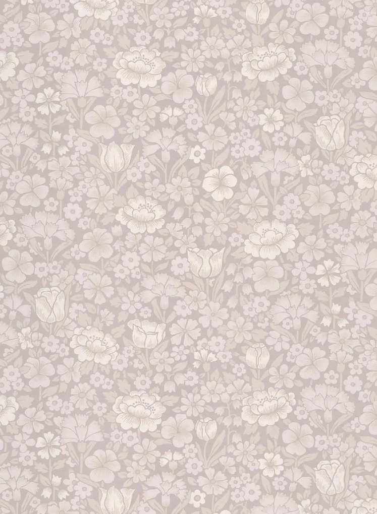 Little Greene Carta da parati Spring Flowers - French Grey