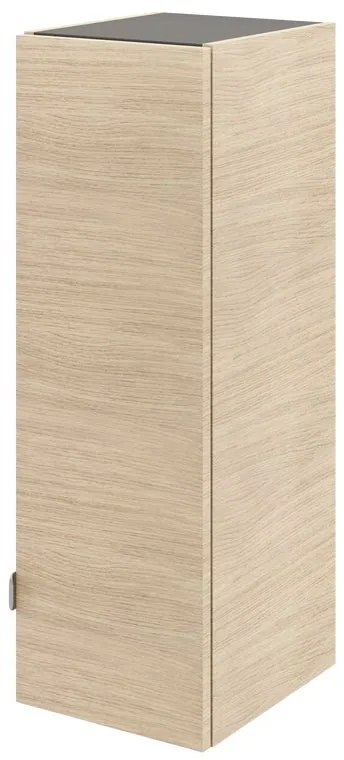 Pensile bagno Neo rovere naturale SENSEA, 1 anta apertura da destra P 35 x L 30 x H 90 cm