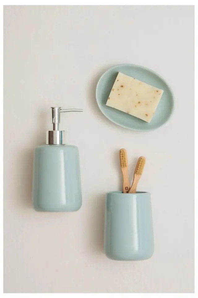 Set di accessori da bagno in pietra azzurra Moon - Premier Housewares