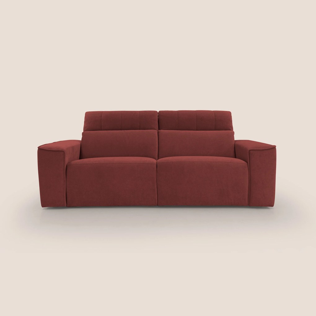 Clark Divano modulare con opzione relax elettrico in tessuto smacchiabile impermeabile T17