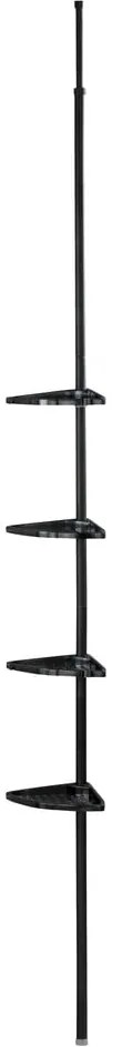 Mensola telescopica angolare nera per il bagno Opal - Allstar