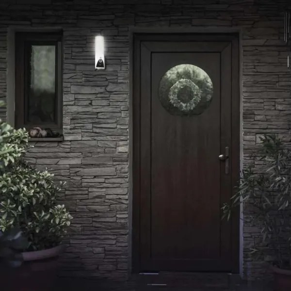 LED Telecamera smart per esterni con luce GoSmart LED/12W/230V IP65 Wi-Fi Tuya bianco