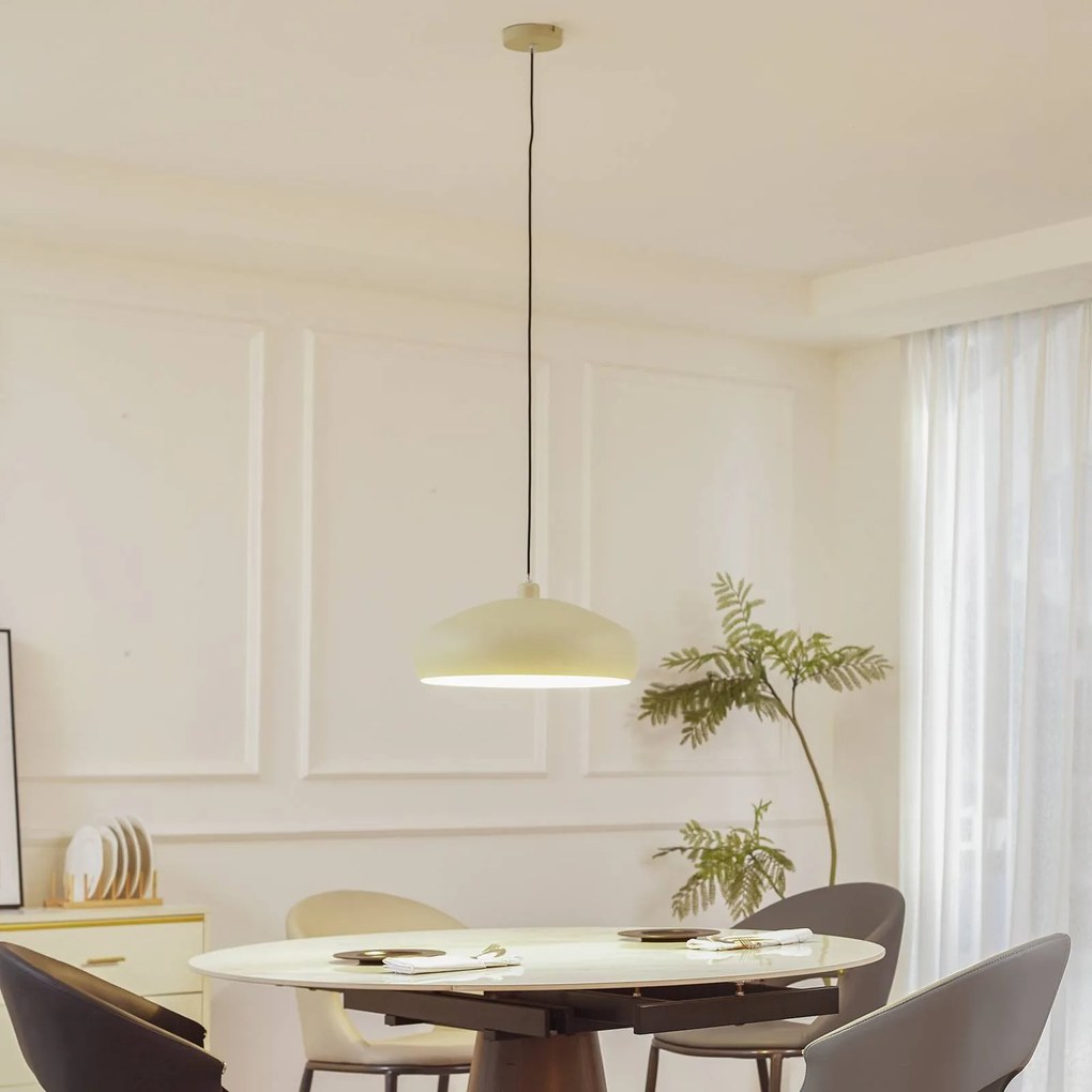 Lampada a sospensione Elover Lindby, dimmerabile, Verde, Soggiorno / Sala da pranzo, Metallo, Moderno, Lampada a sospensione