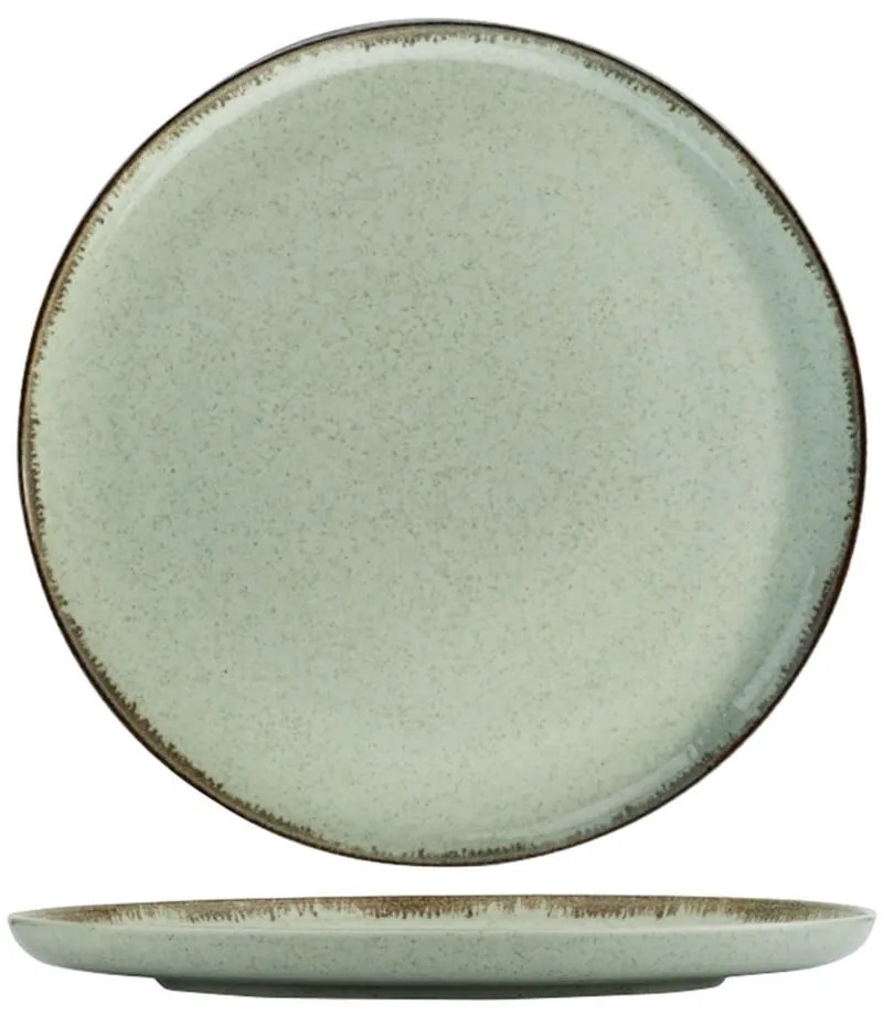 Set di 24 pezzi di piatti in porcellana verde Pearl - Kütahya Porselen