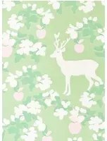 Tapete Apple Garden von Majvillan - Soft Green/ Light Pink