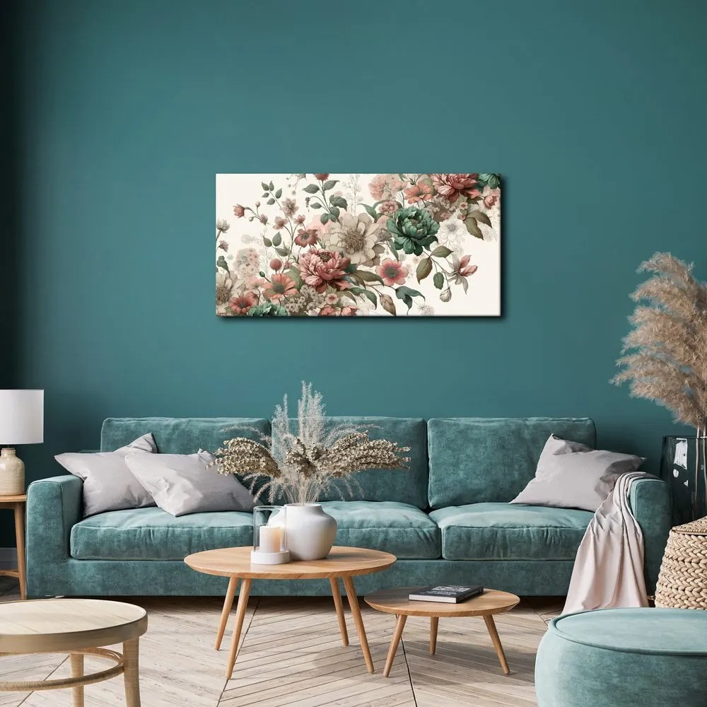 Quadro su tela – Giardino in fiore