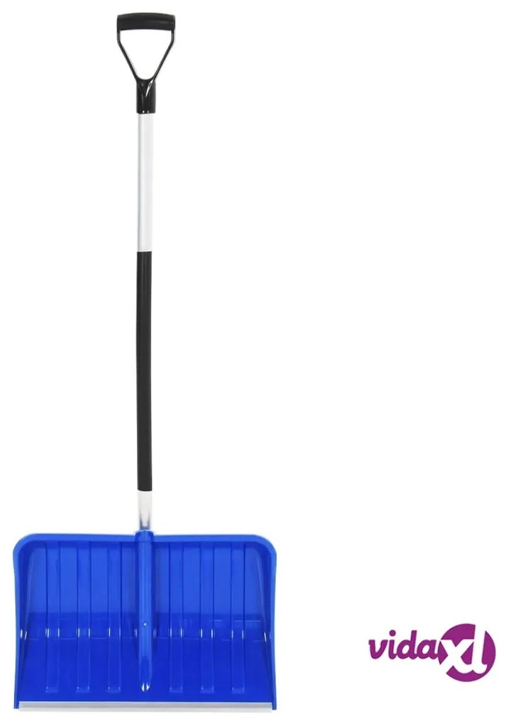 vidaXL Pala da Neve Blu 145 cm in Alluminio