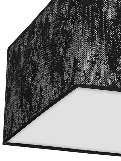 Plafoniera SATINO 3xE27/60W/230V nera/argento