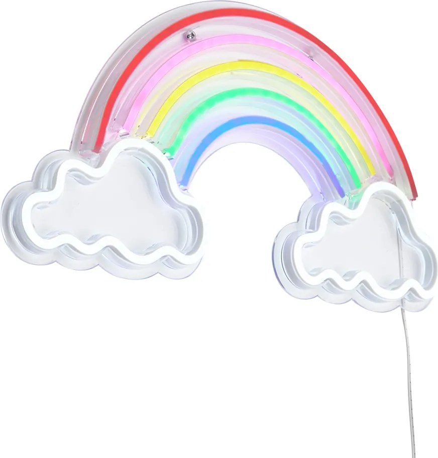 Lampada da parete al neon multicolore con LED - Rainbow