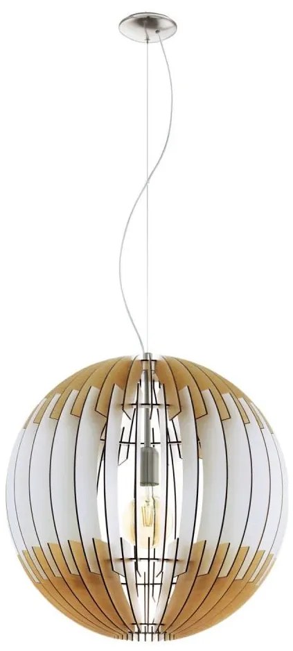 Eglo 32847 - Lampadario a cavo OLMERO 1xE27/60W/230V