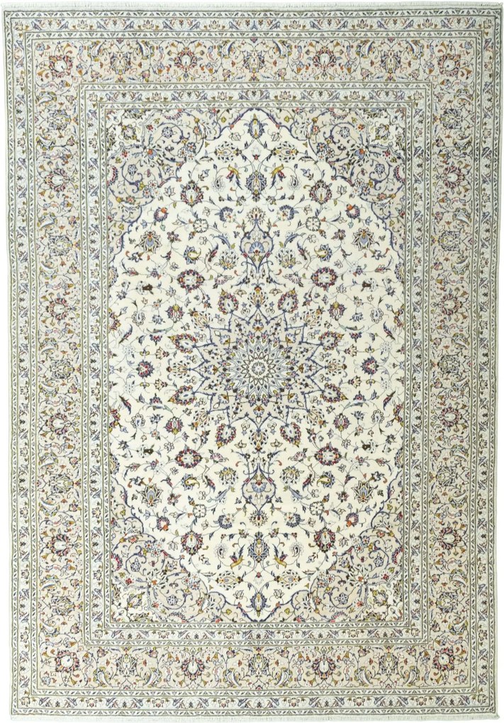 Kashan Tappeto persiano 250x360 Beige (Iran) Annodato A Mano