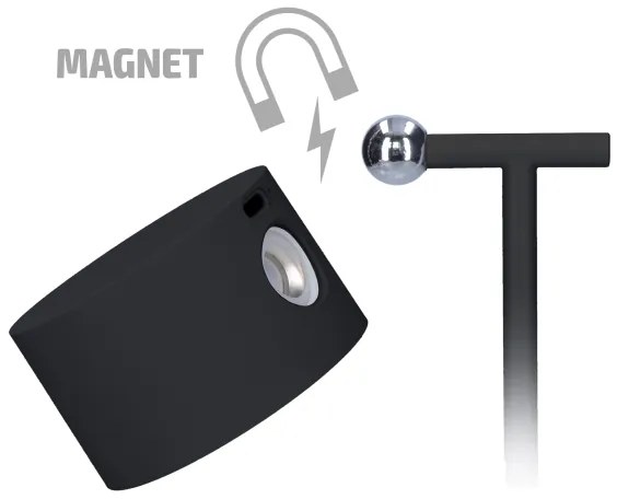 Solight WO68-B-LED Lampada ricaricabile dimmerabile 3in1 LED/4W/2000 mAh 3000/4000/6500K nero