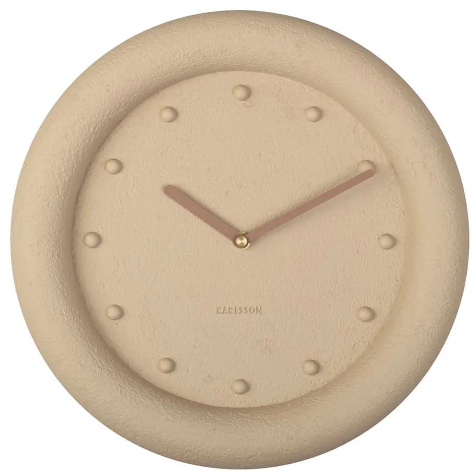 Orologio da parete beige , ø 30 cm Petra - Karlsson