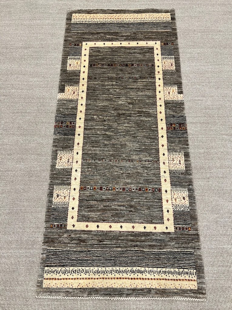 Loribaft Tappeto 200 x 90 Marrone (Iran) Annodato A Mano