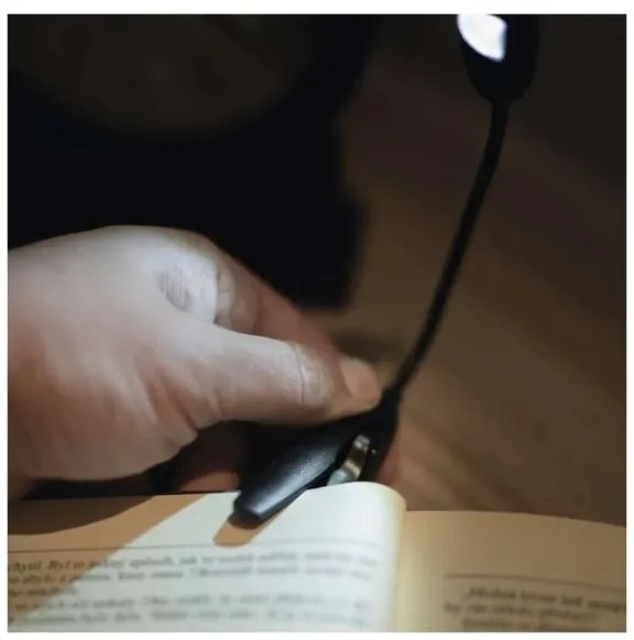 LED Lampada da lettura LED/1xAAA