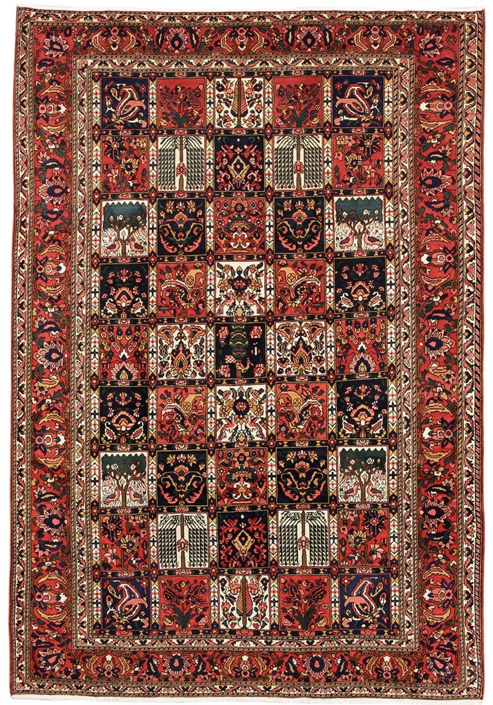 Bakhtiar Tappeto 310x220 (Iran) Annodato A Mano