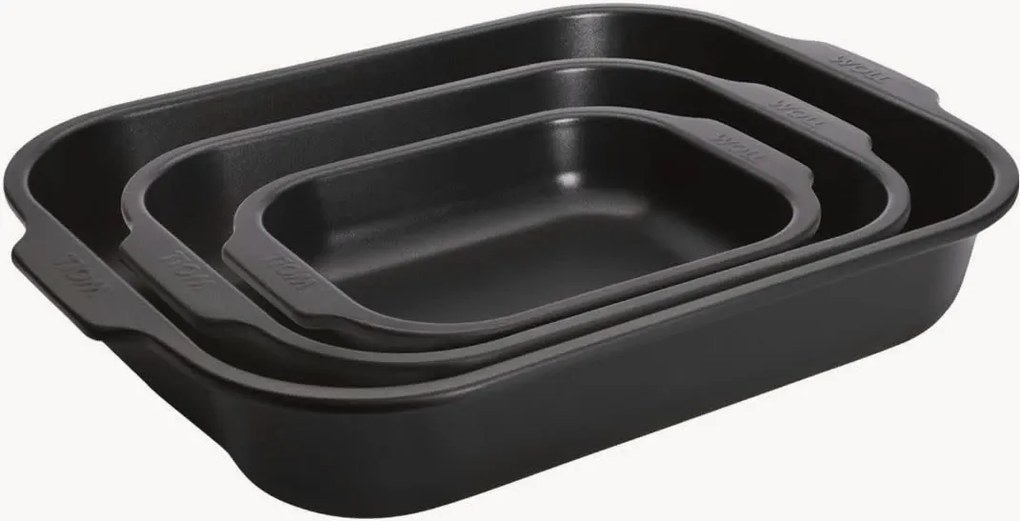 Set di 3 teglie con rivestimento antiaderente Rima
