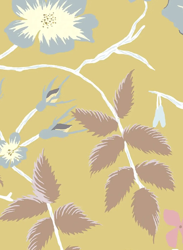 Lewis & Wood Carta da parati Cinda's Roses - Sunshine