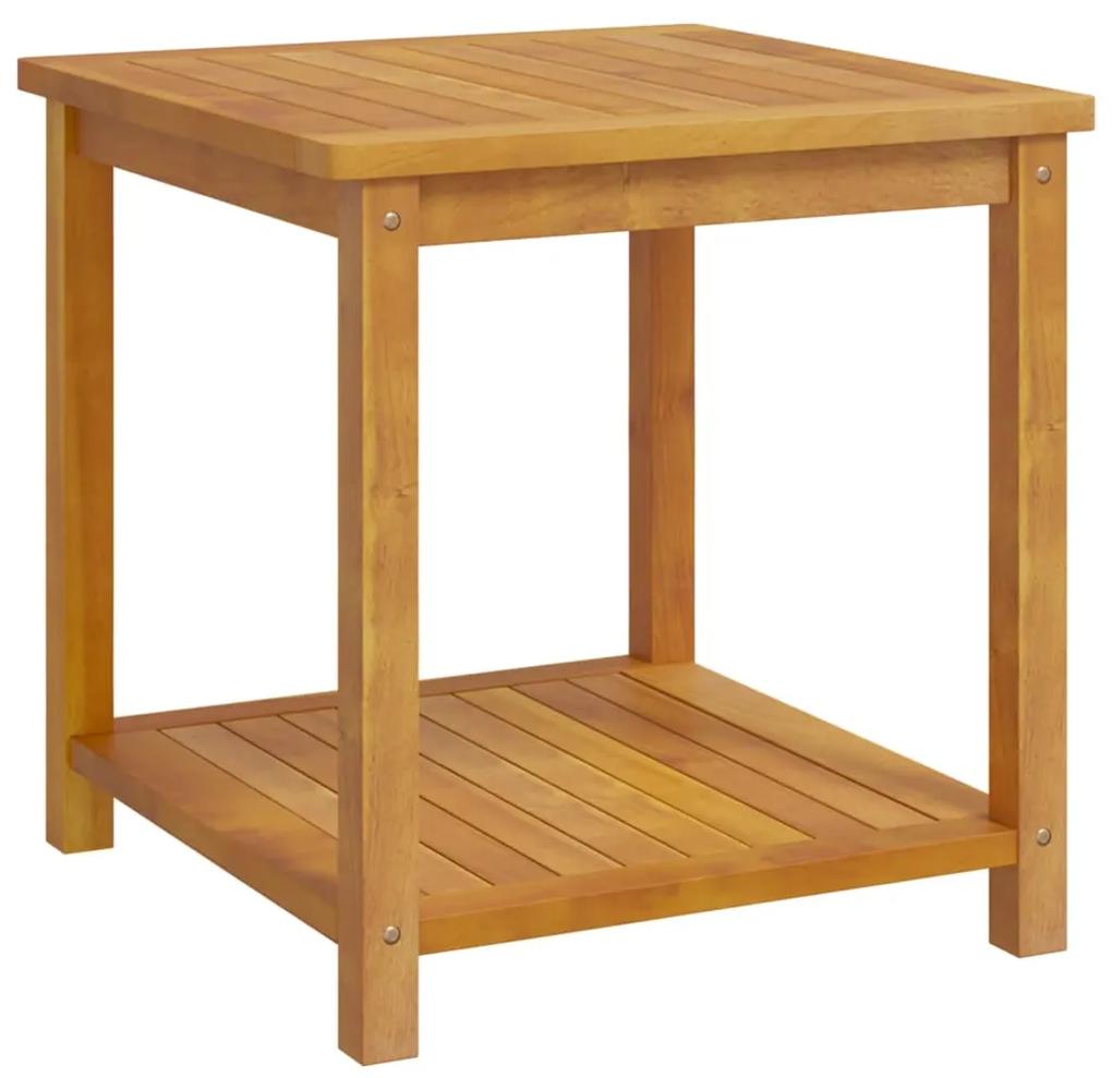 Tavolinetto in legno massello di acacia 45x45x45 cm