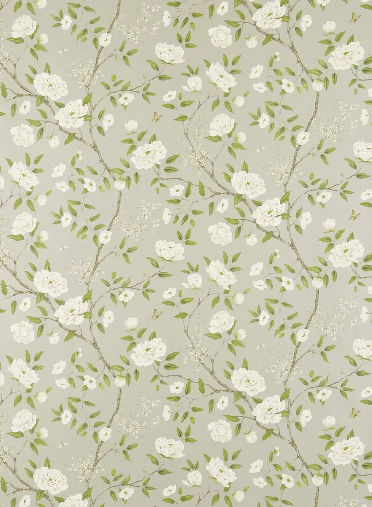 Zoffany Tapete Romeys Garden - Silver