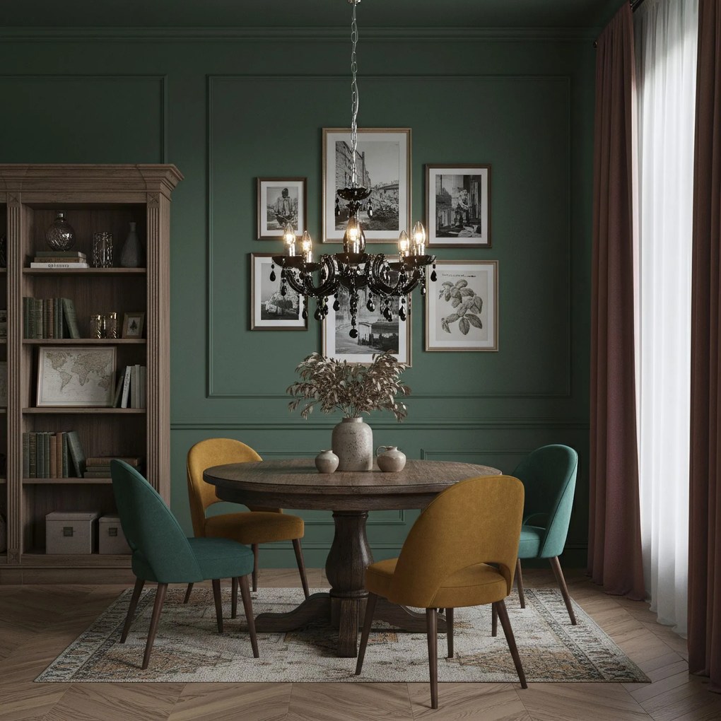 Lampada da soffitto EBT002-5CP BLACK