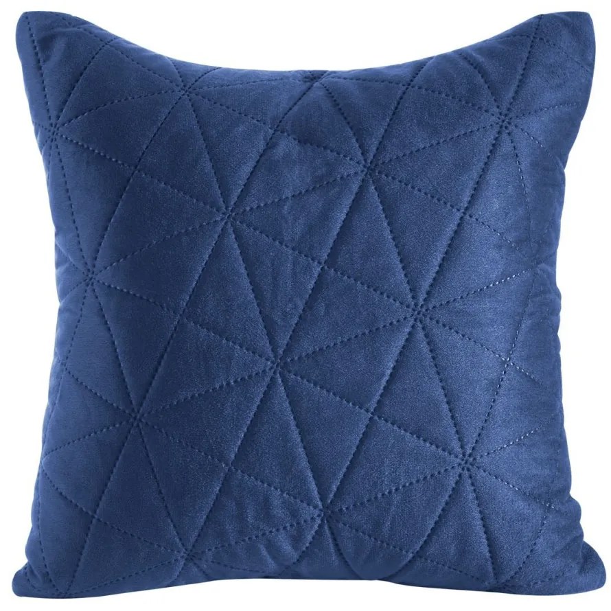 Federa in velluto Luiz3 40x40 cm blue navy