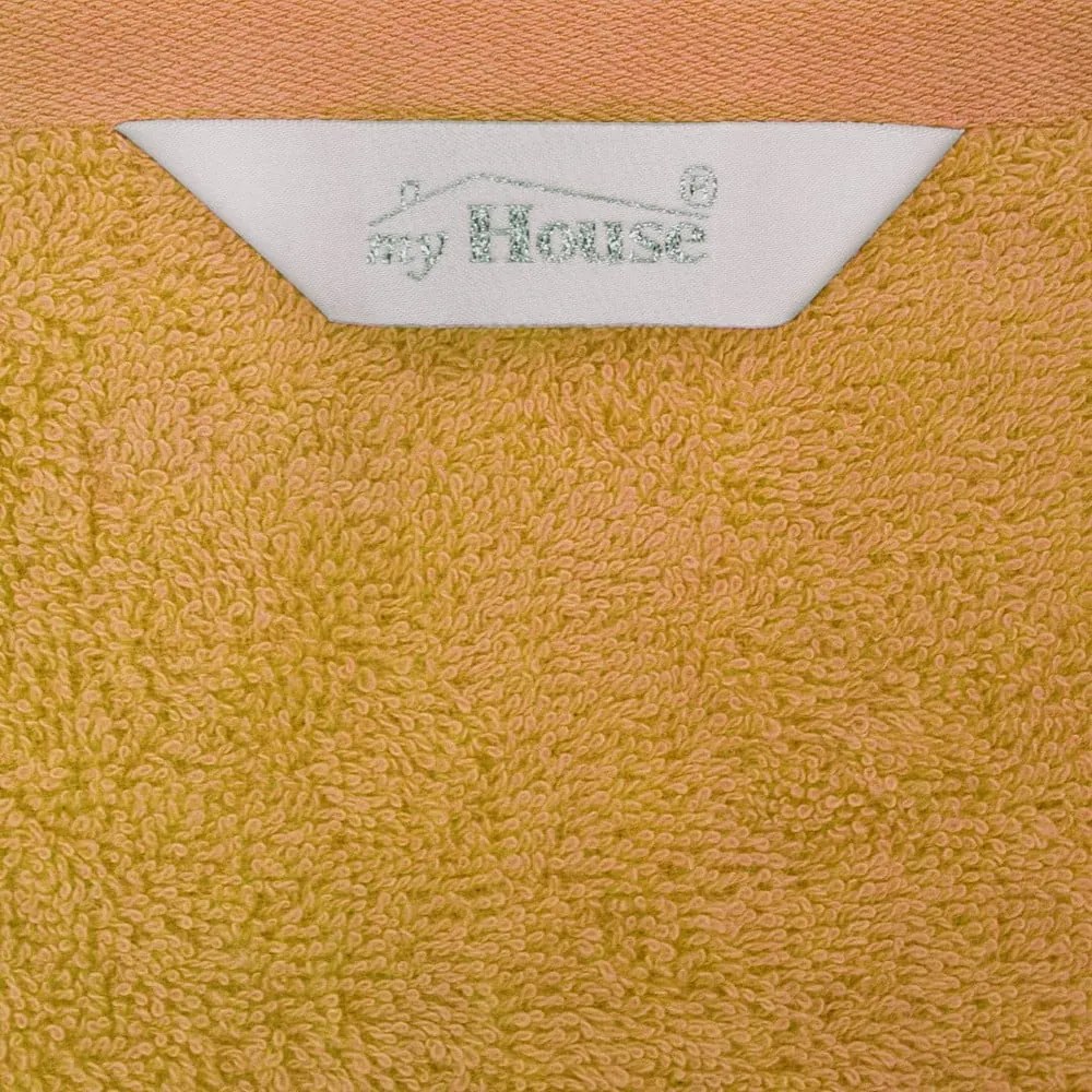 Asciugamano in cotone arancione 100x50 cm Darwin - My House