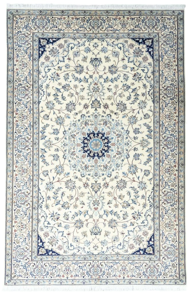Nain Tappeto persiano 200 x 310 Beige (Iran) Annodato A Mano