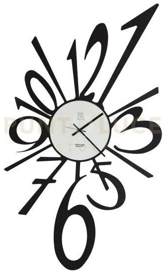 Orologio da parete di design big bang grande nero