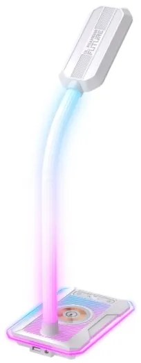 Immax 08988L - LED RGBW Lampada da tavolo dimmerabile con Qi di ricarica 30W/230V bianco