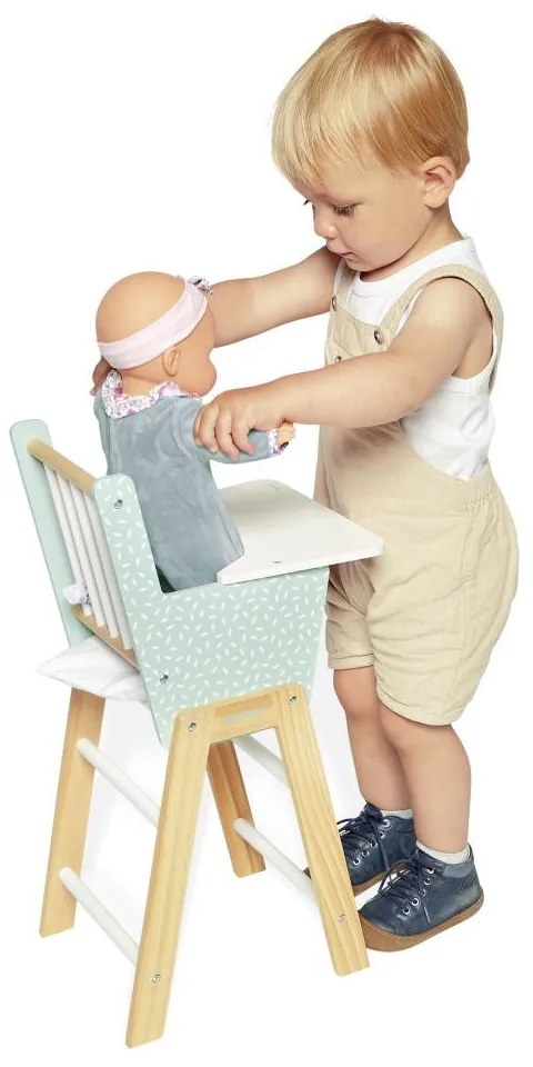 Seggiolone in legno per bambole - Zen