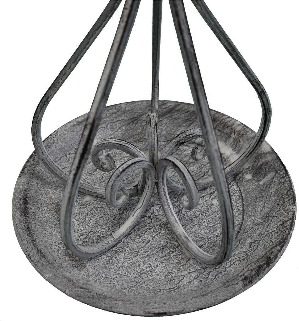 DORIAN - portaombrelli bianco ossidato