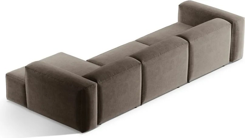 Divano angolare marrone (con penisola a destra/con chaise lounge) Bergamo – Cosmopolitan Design