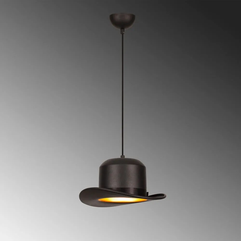 Lampada a sospensione nera con paralume in metallo ø 30 cm Sivani - Opviq lights