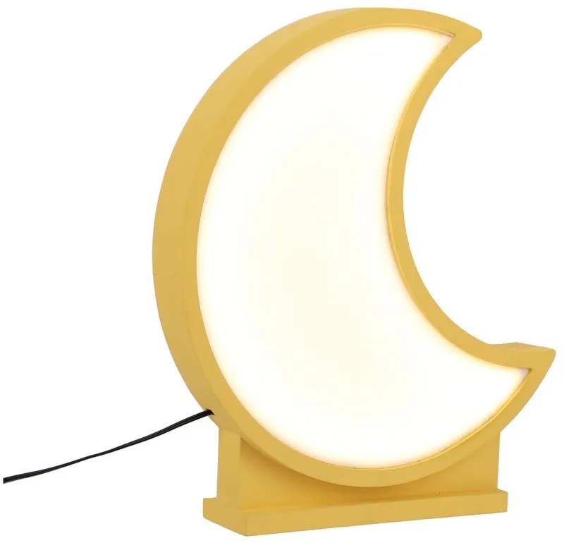 Lampada per bambini gialla Moon - Candellux Lighting