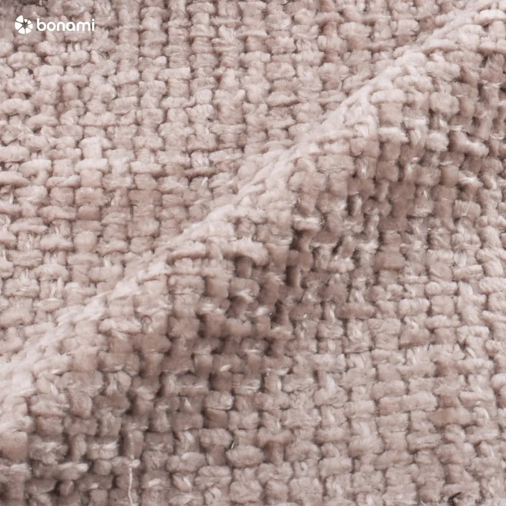 Letto matrimoniale imbottito beige con contenitore con rete inclusa 180x200 cm Miley – Micadoni