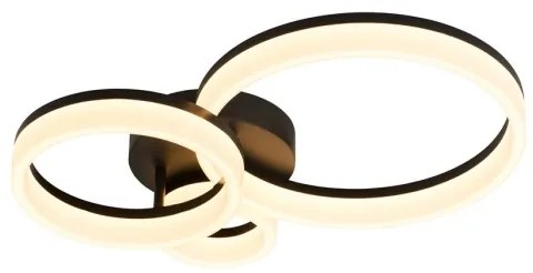 Searchlight 62793BK - Plafoniera a LED dimmerabile TRIPLE LED/25W/230V