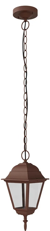 Lanterna Vintage a Sospensione E27 IP54 Corten - Serie Alfieri