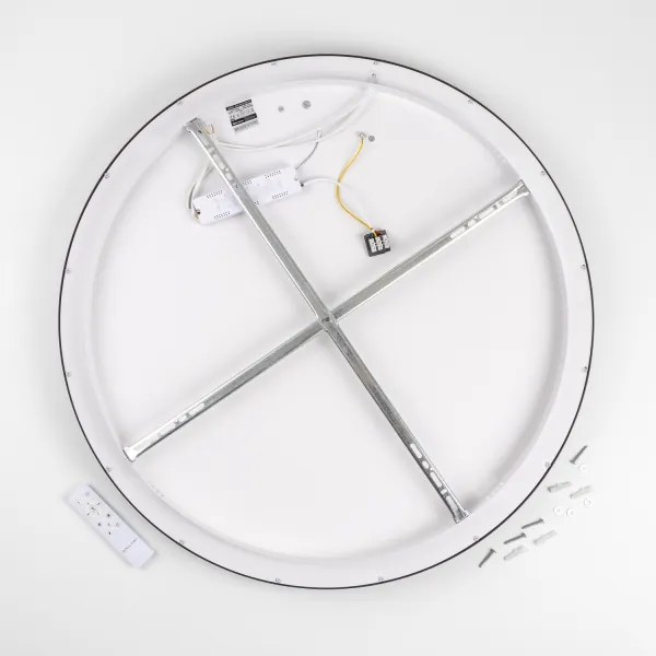 Brilagi - Plafoniera dimmerabile a LED FALCON II 108W/230V 3000-6500K Ø 80 cm nera + telecomando