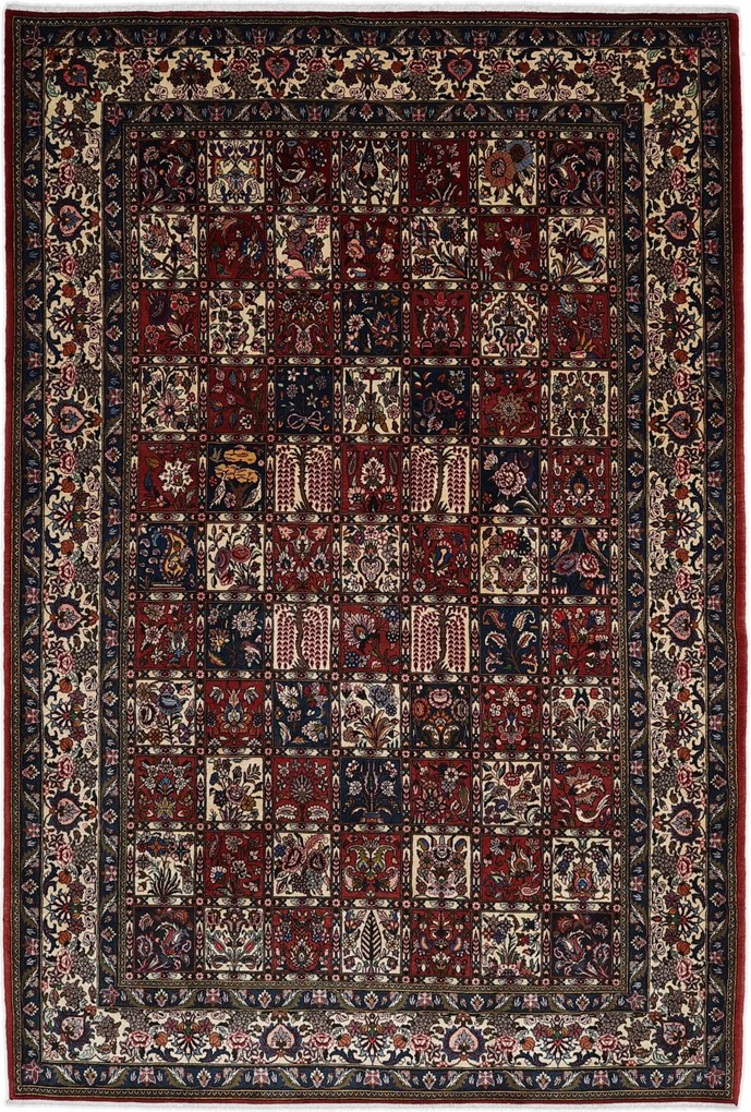 Bakhtiar Tappeto 210 x 310 (Iran) Annodato A Mano