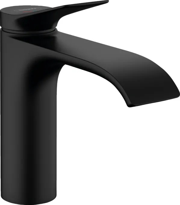 Miscelatore Monocomando Lavabo 110 Coolstart Con salterello Nero Opaco Hansgrohe Vivenis 75023670