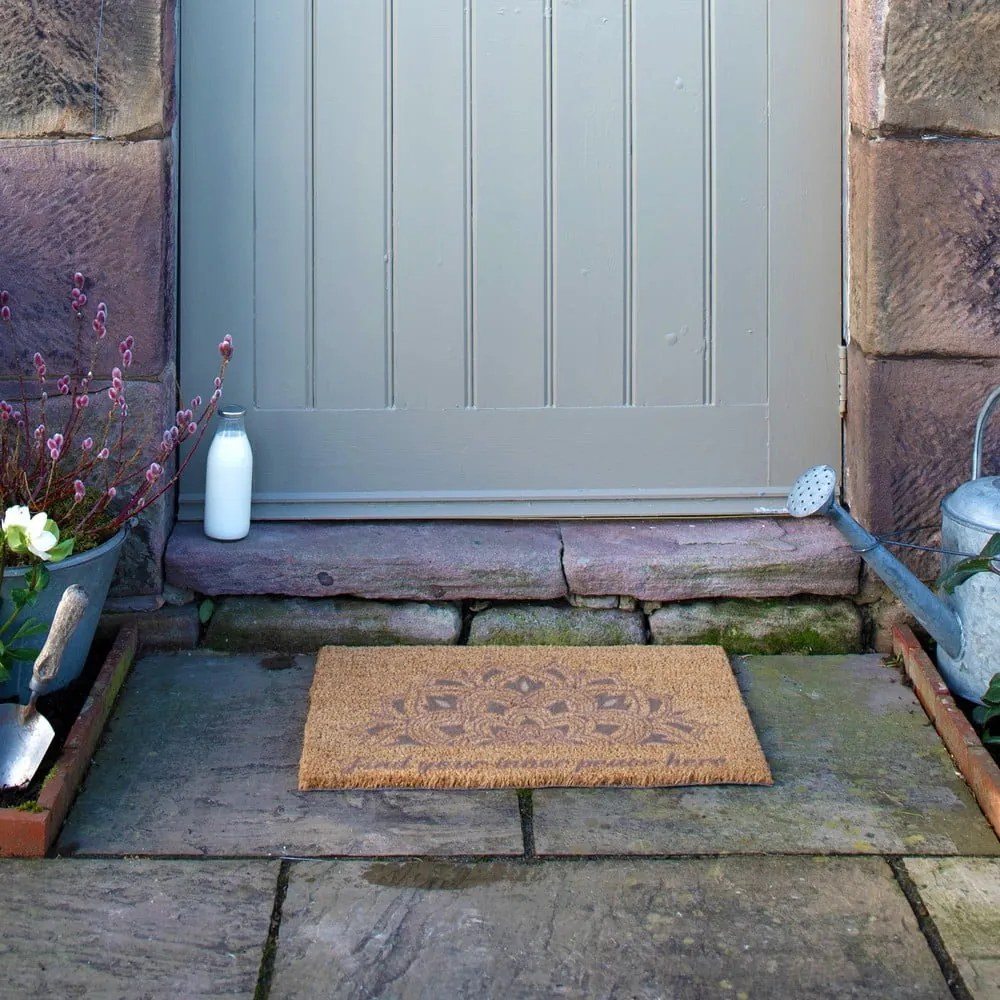 Zerbino in fibra di cocco 40x60 cm Find Your Inner Peace - Artsy Doormats