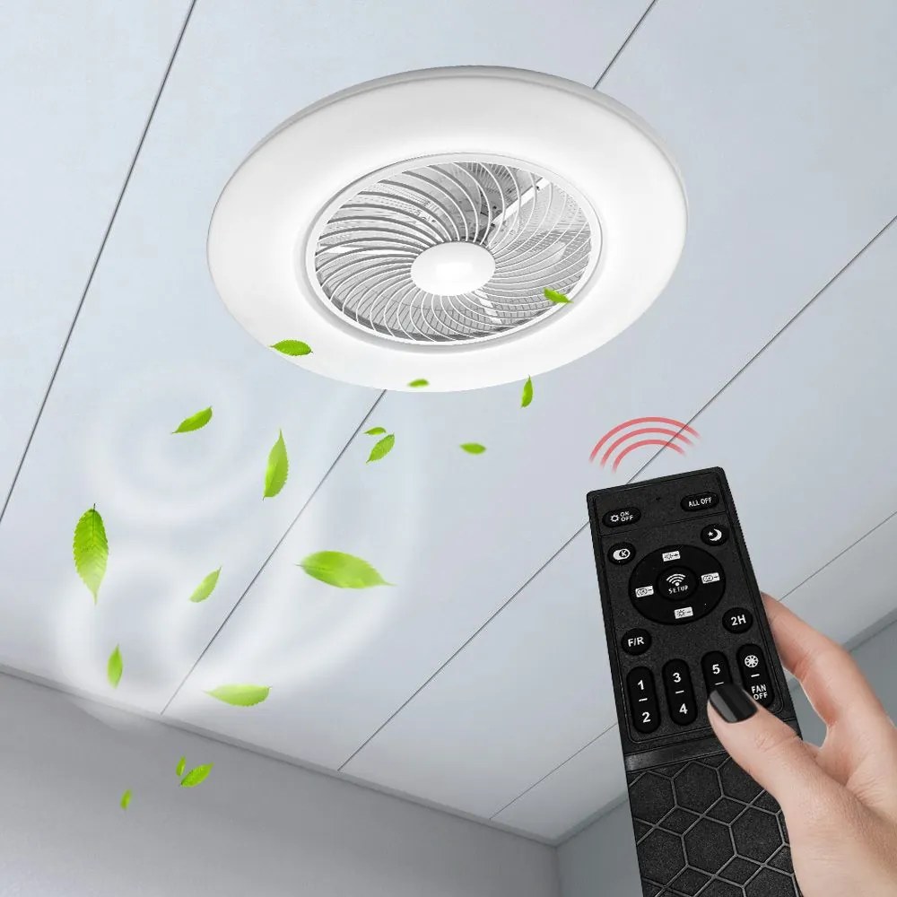 Lampadario con ventilatore APP1551-C WHITE