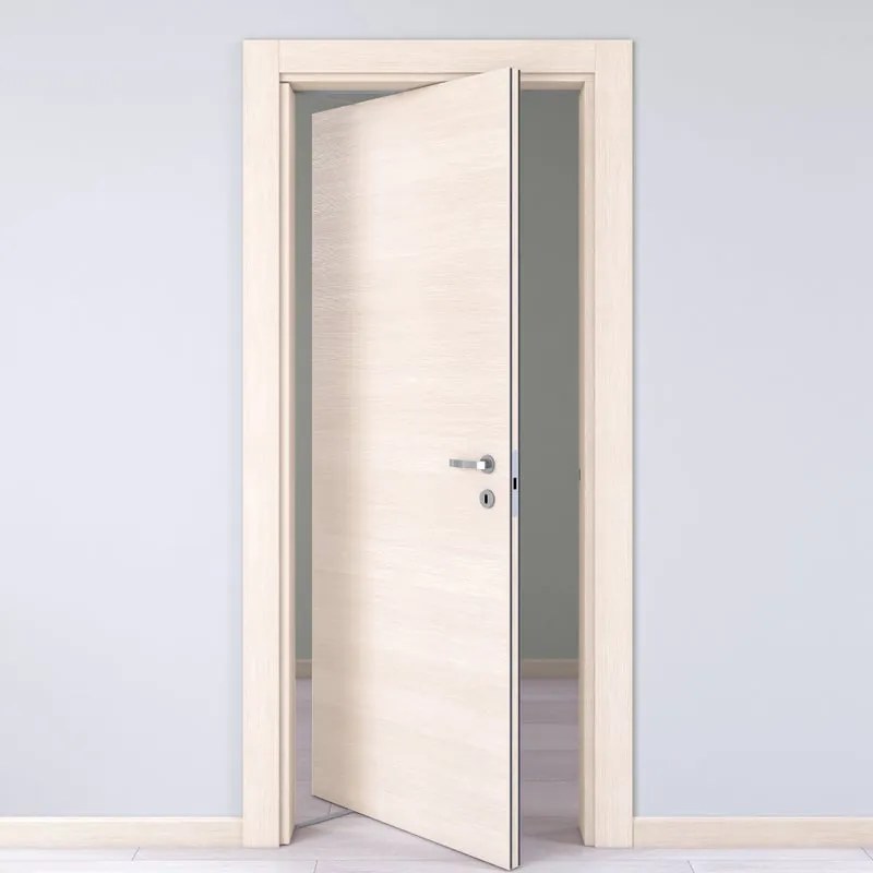 Porta tamburata rototraslante Lucad grano L 70 x H 210 cm sinistra