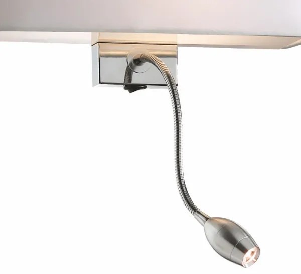 Ideal Lux - Lampada da parete flessibile HOTEL LED 1xE27/60W + LED/1,5W/230V