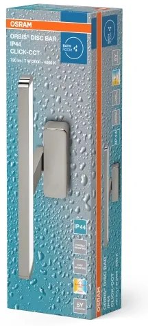 Osram - Illuminazione a LED per specchio da bagno DISC BAR LED/7W/230V 3000/4000K IP44