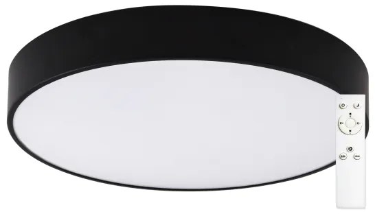 Top Light-Plafoniera LED da bagno PETAL LED/48W/230V IP44 diametro 48 cm black+RC