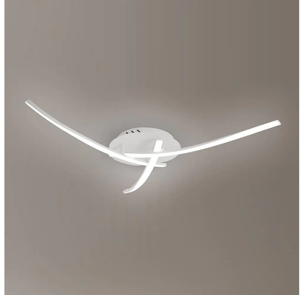 Brilagi - Plafoniera LED STRIPES LED/24W/230V bianco