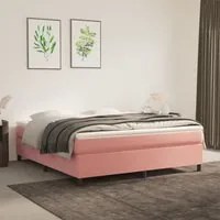 Giroletto a Molle Rosa 160x200 cm in Velluto cod mxl 71300