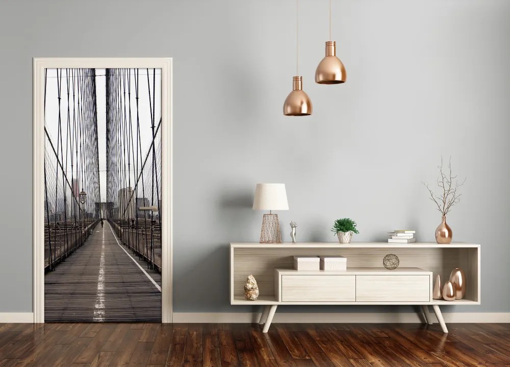 Adesivo per porta interna Bridge di Brookliński 95x205 cm